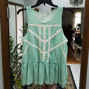 Green Free People Top